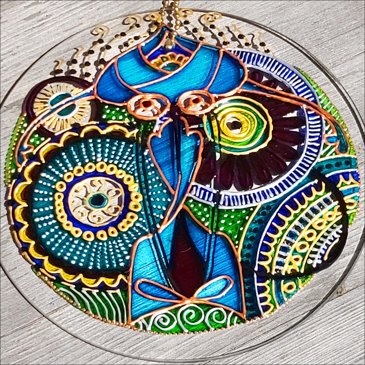 SunCatcher Acchiappasole Da Giardino | In Acrilico Fluorescente Verde, Asta In Fibra Di Vetro