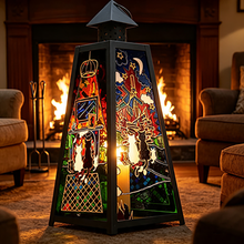 Cats at the Fireside Lamp