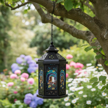 Little Cats on the Moon Moroccan Lantern