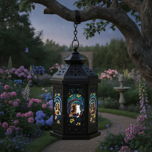 Little Cats on the Moon Moroccan Lantern
