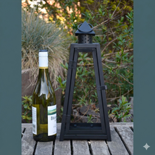 Black Metal Lantern Frame - Large Size