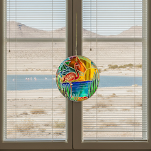 Florida Flamingo Sunshine Suncatcher