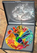 Happy Hummingbird Hanging Suncatcher