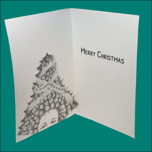 Pack of 4 Mixed Design Christmas Cards
