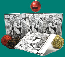 4 Pack Twelfth Night Christmas Cards