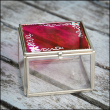 Personalised Stain Glass Trinket Box - Large Size