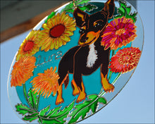 Chihuahua Custom Pet Portrait, Stained Glass Memorial