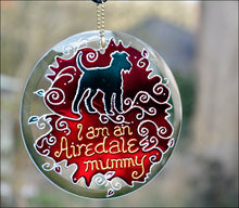 Airedale Dog Owner Hanging Suncatcher