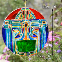 Art Deco Style Egyptian Aztec Theme Suncatcher
