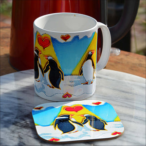 Penguin Coffee Mug & / OR Coaster