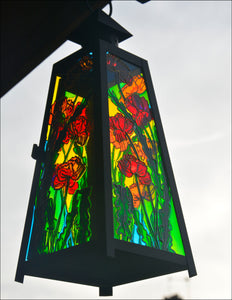 Glowing California Poppies Lantern