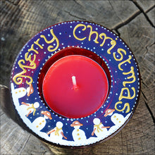 Snowman Tealight Holder Personalised Christmas Gift