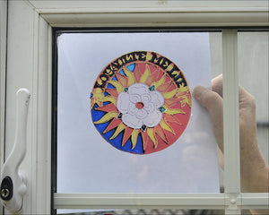 Ricardian Sun in Splendour 5" Window Cling