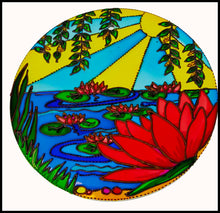 Monet Waterlilies Lake Suncatcher