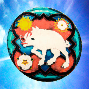 Richard III's White Boar  - 5" Static Window Cling