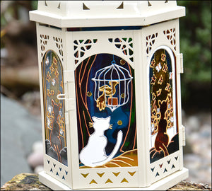 Cute Cat Moroccan Lantern