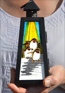Romantic Penguin Lantern Gift