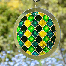 Moroccan Suncatcher - Green Yellow