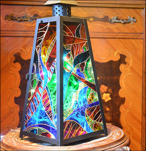 Multi Colour Abstract Lantern