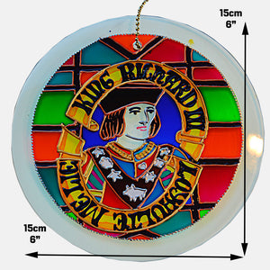 Richard III Portrait Suncatcher